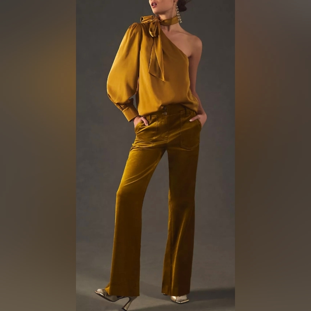 Anthropologie - The Naomi Velvet Trousers